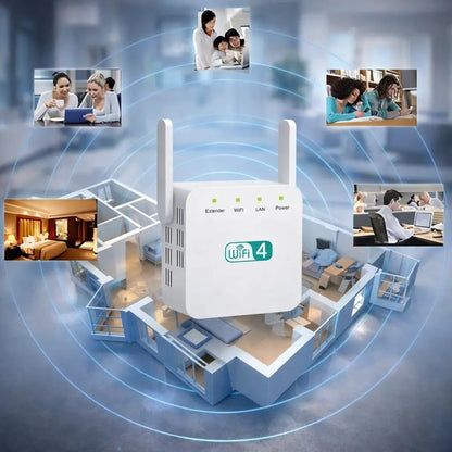 WIFI Range Extender Booster Dual Band Mesh Connectations