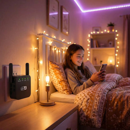 WIFI Range Extender Booster Dual Band Mesh Connectations