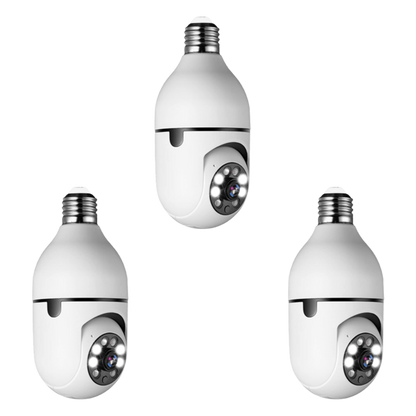 Wireless Security Camera Lightbulb Indoor Outdoor Use