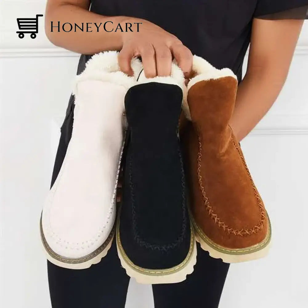 Womens Classic Non Slip Ankle Snow Boots