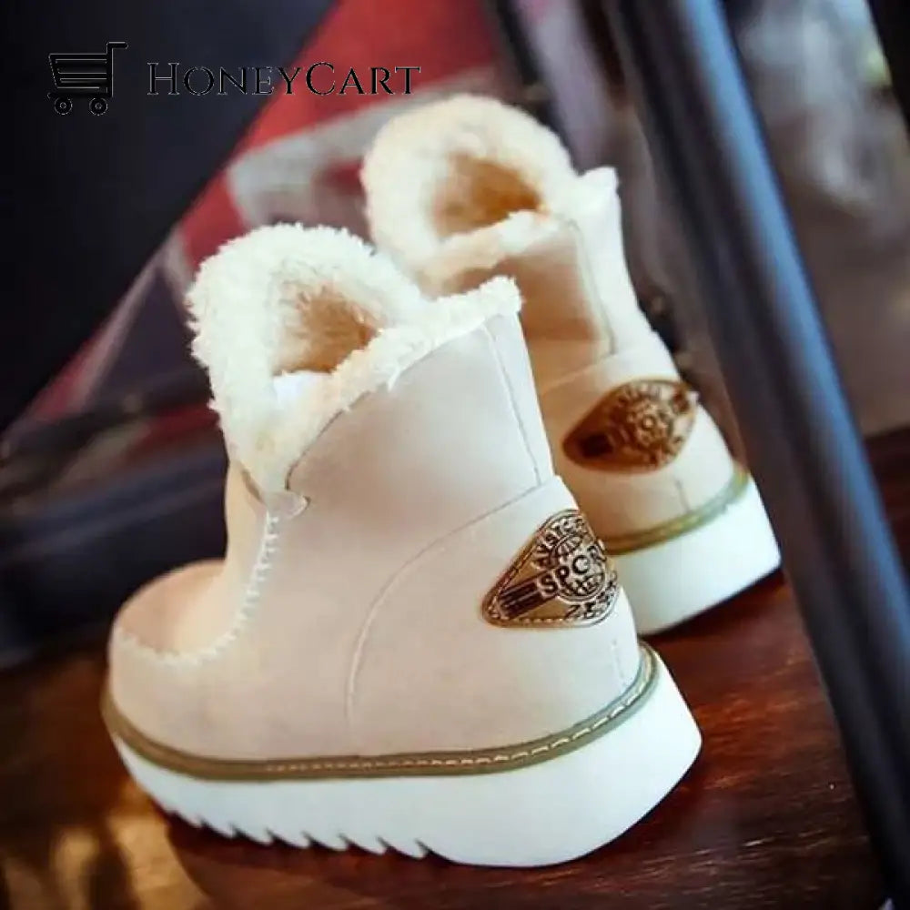 Womens Classic Non Slip Ankle Snow Boots