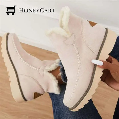 Womens Classic Non Slip Ankle Snow Boots