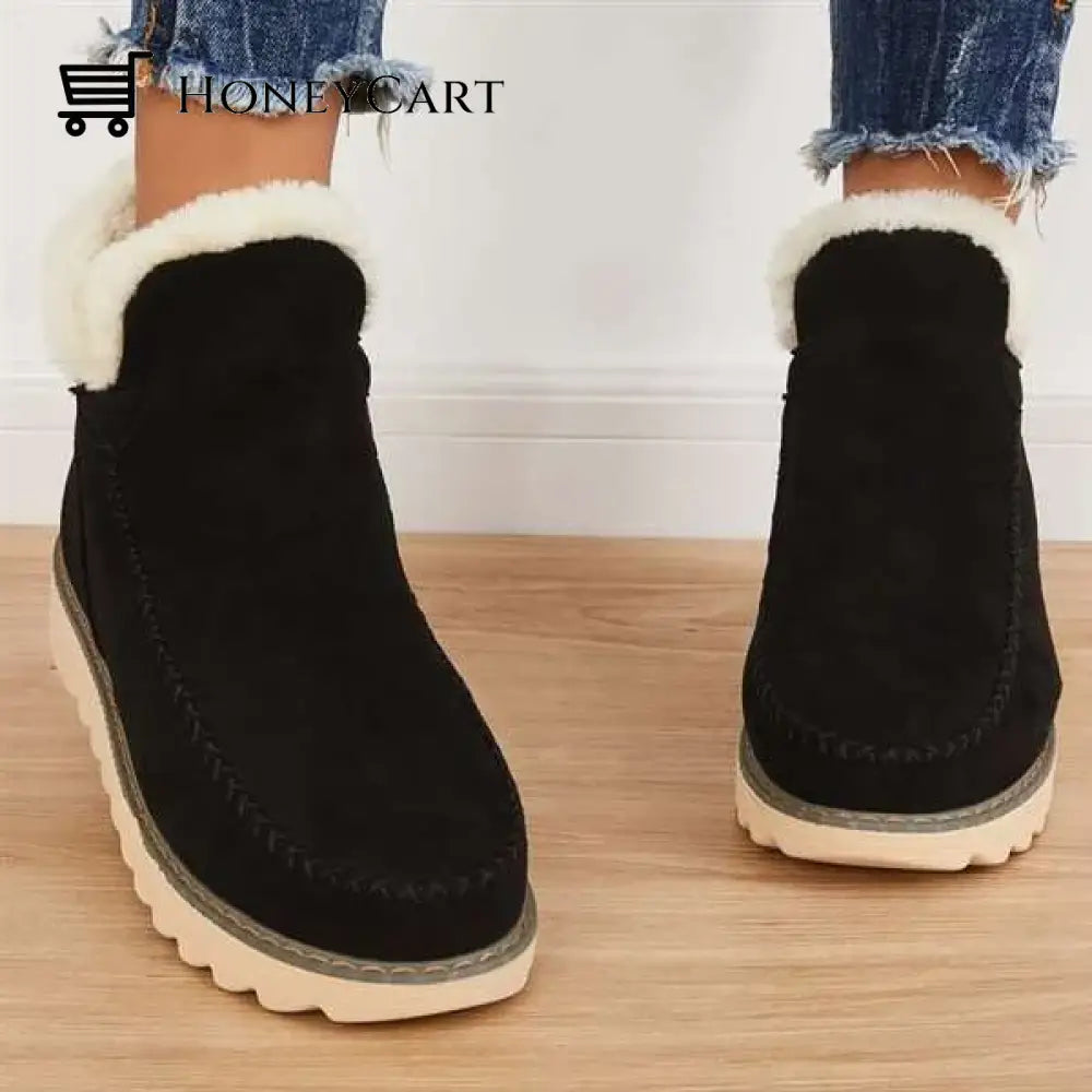 Womens Classic Non Slip Ankle Snow Boots
