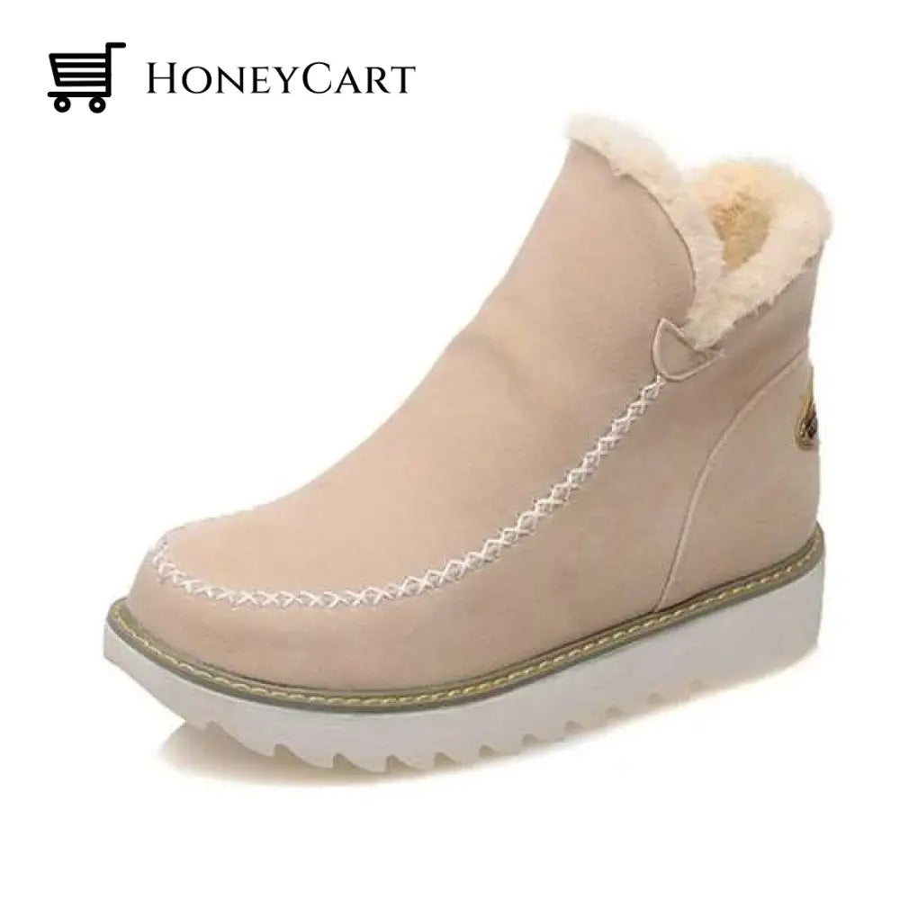 Womens Classic Non Slip Ankle Snow Boots