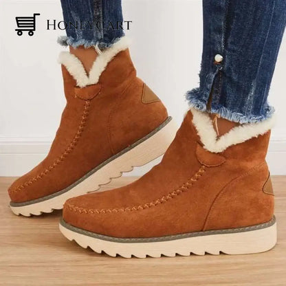 Womens Classic Non Slip Ankle Snow Boots