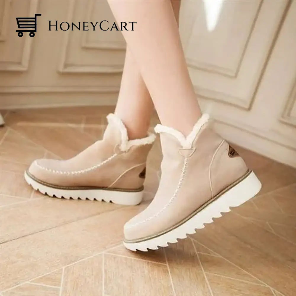 Womens Classic Non Slip Ankle Snow Boots