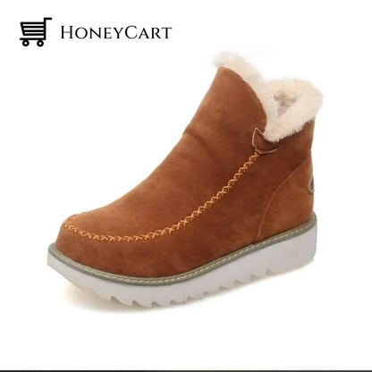 Womens Classic Non Slip Ankle Snow Boots