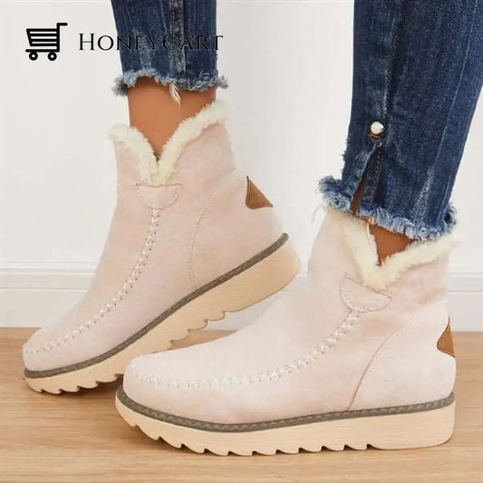 Womens Classic Non Slip Ankle Snow Boots