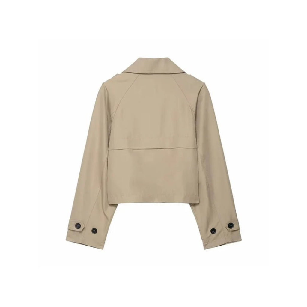Women's Cropped Trench Coat Short | Outerwear