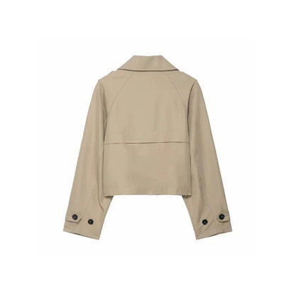 Women's Cropped Trench Coat Short | Outerwear